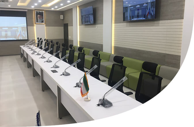 طراحی دکوراسیون داخلی سالن کنفرانس